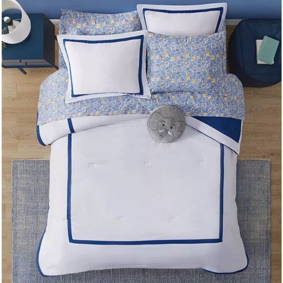 Jordan Reversible 6-Pc. Twin or 8pc full Comforter Set - Picture 7 of 10